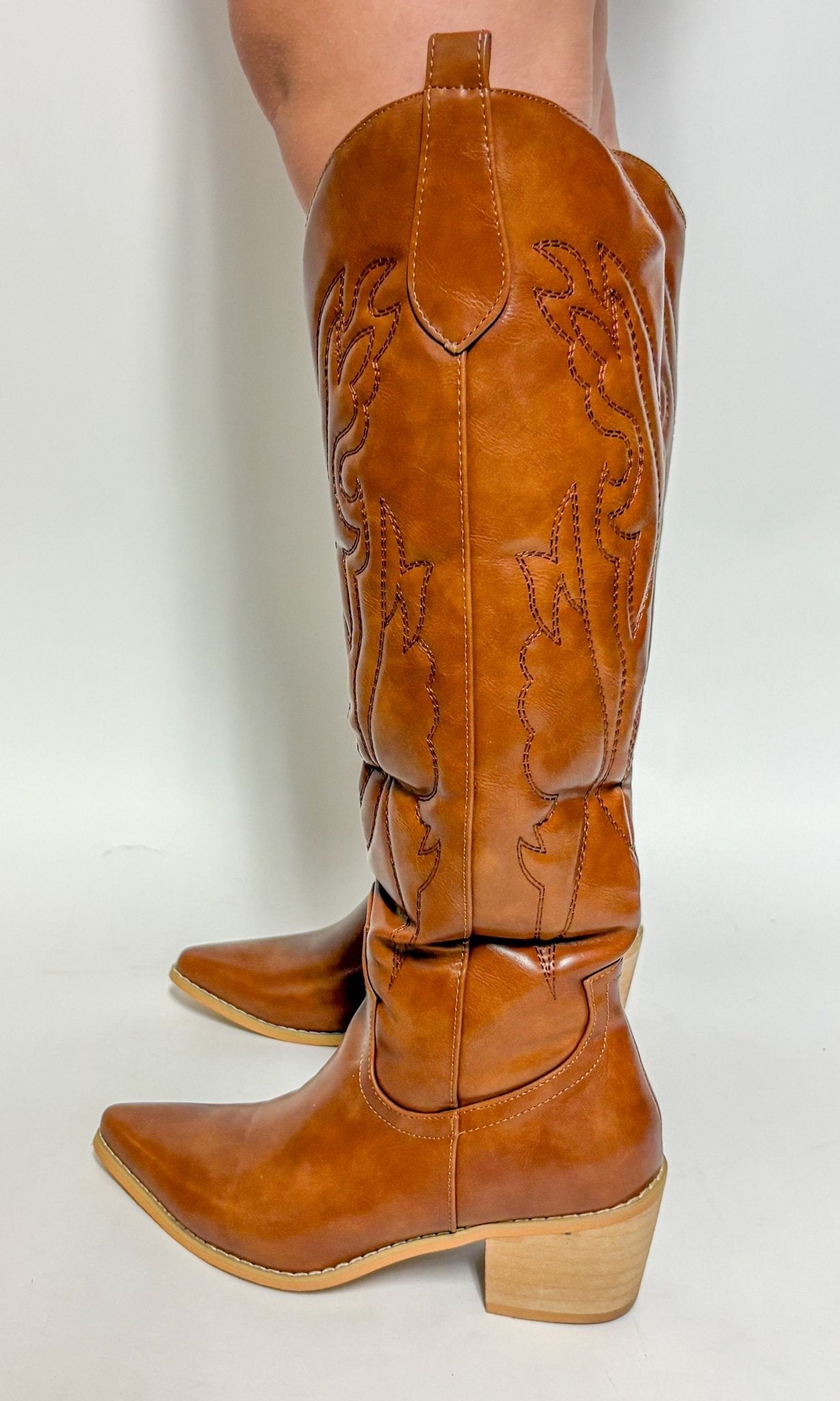 Steppin Out Brown Tall Boot - Deadwood South Boutique & Company LLC
