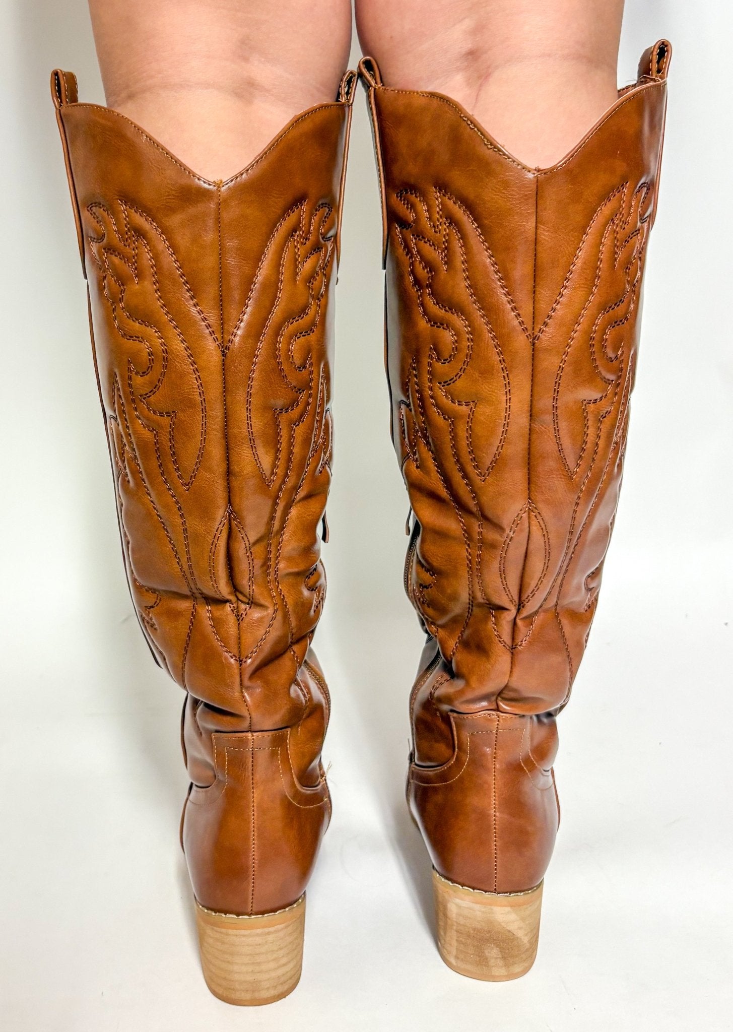 Steppin Out Brown Tall Boot - Deadwood South Boutique & Company LLC