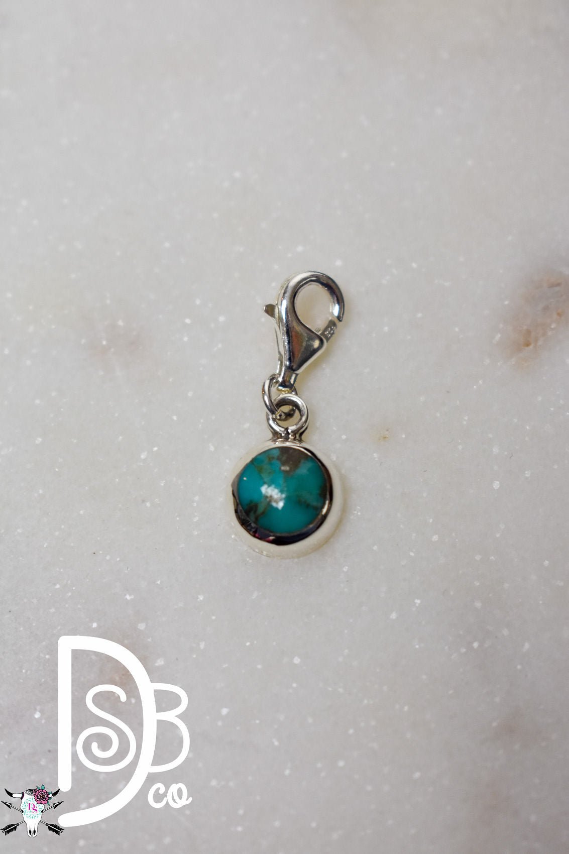 Sterling Silver & Turquoise Charms - Deadwood South Boutique & Company LLC