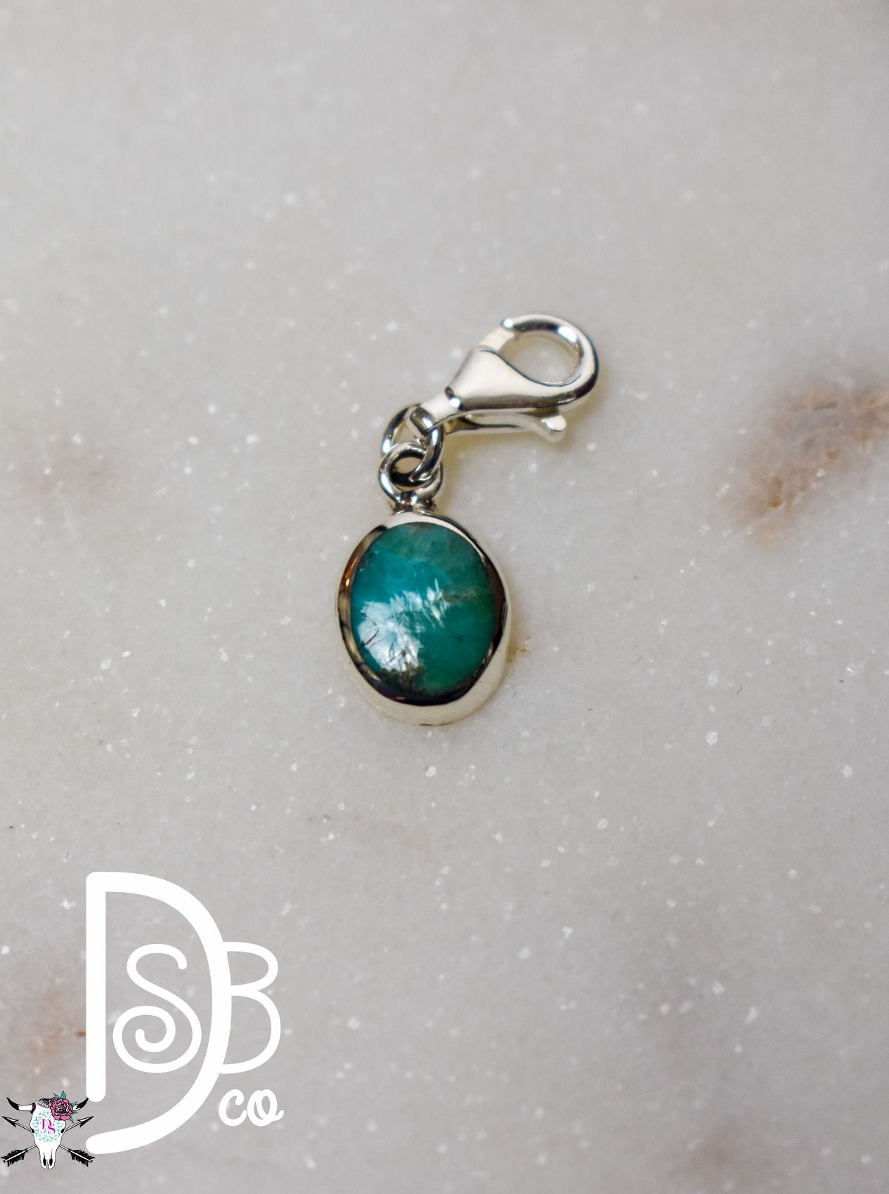 Sterling Silver & Turquoise Charms - Deadwood South Boutique & Company LLC