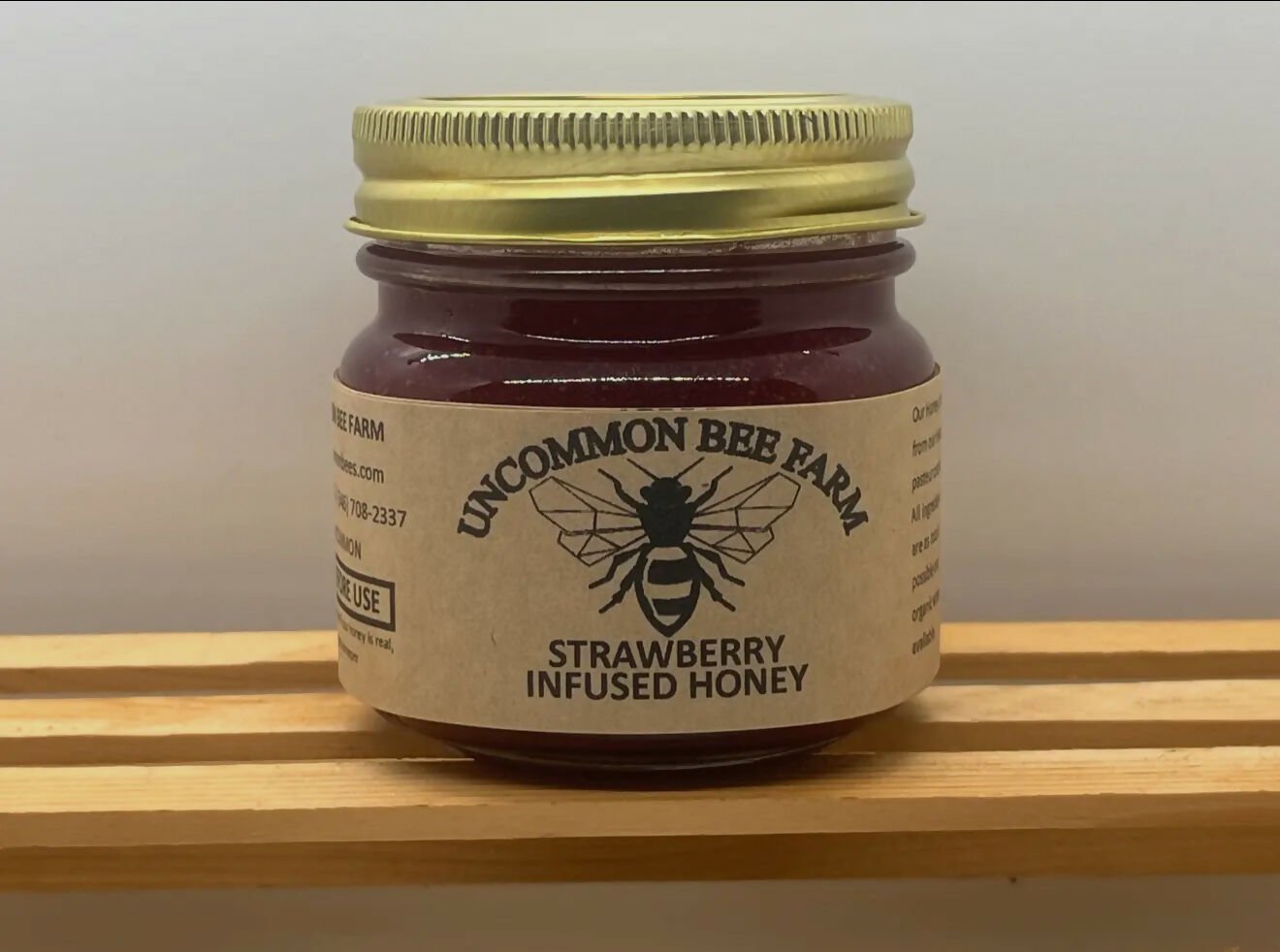 Strawberry Infused Honey - Deadwood South Boutique & Company LLC