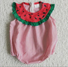 Striped Watermelon Romper - Deadwood South Boutique & Company LLC