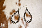 Teardrop Graduated Pearl Beaded Earrings - Deadwood South Boutique & Company LLC