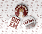 Texas A&M Game Day Buttons | Gameday Pins - Deadwood South Boutique & Company LLC