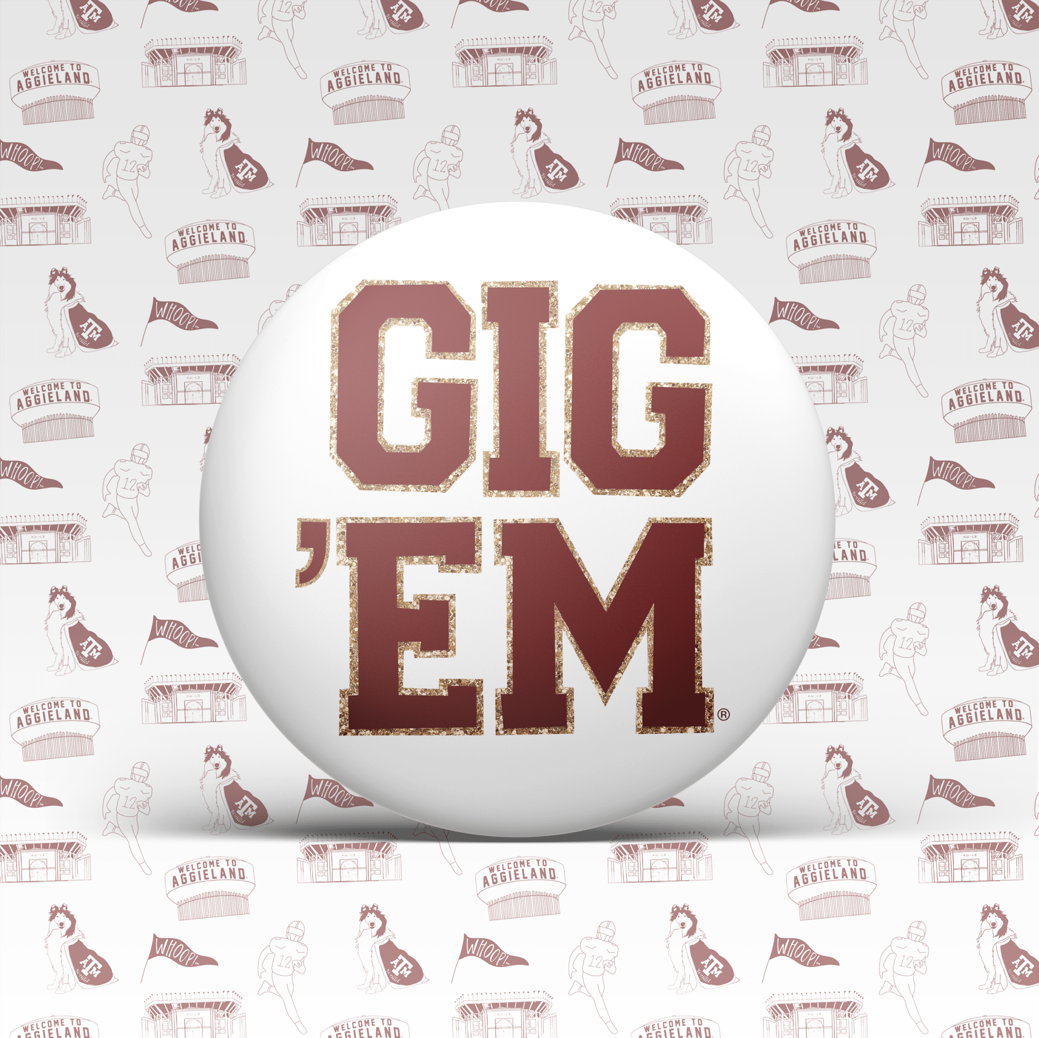 Texas A&M Game Day Buttons | Gameday Pins - Deadwood South Boutique & Company LLC