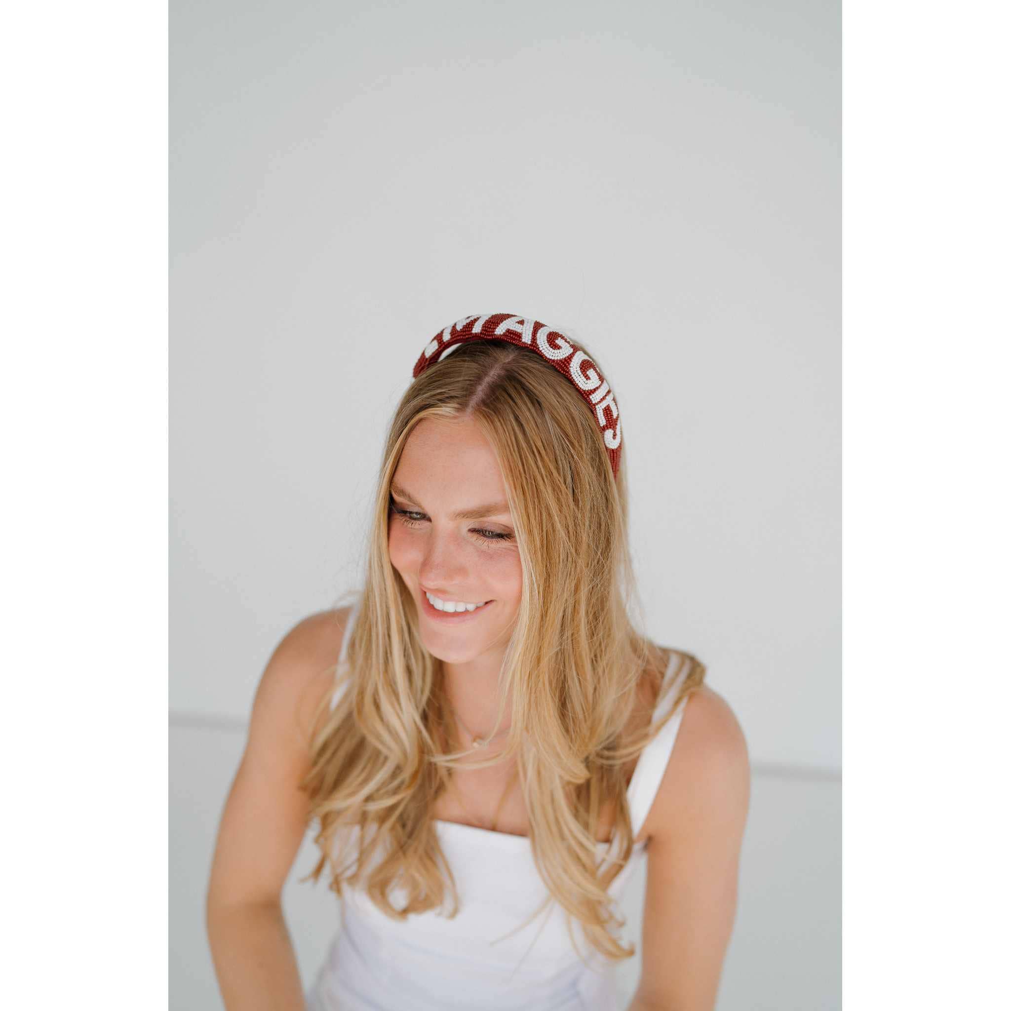 Texas A&M Gig 'em Aggies Headband by Desden - Deadwood South Boutique & Company LLC