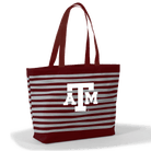 Texas A&M Tatum Tote Wavy Striped Tote by Desden - Deadwood South Boutique & Company LLC