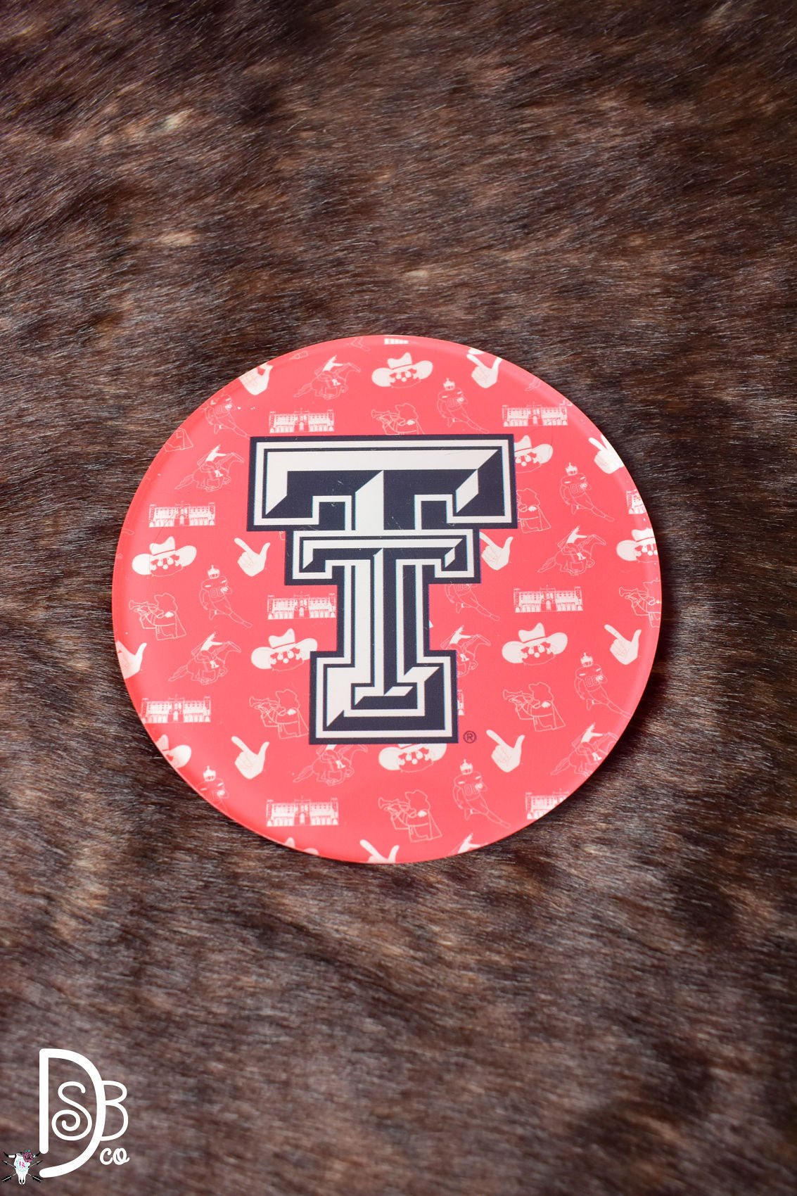 Texas Tech Acrylic Coaster - Deadwood South Boutique & Company LLC