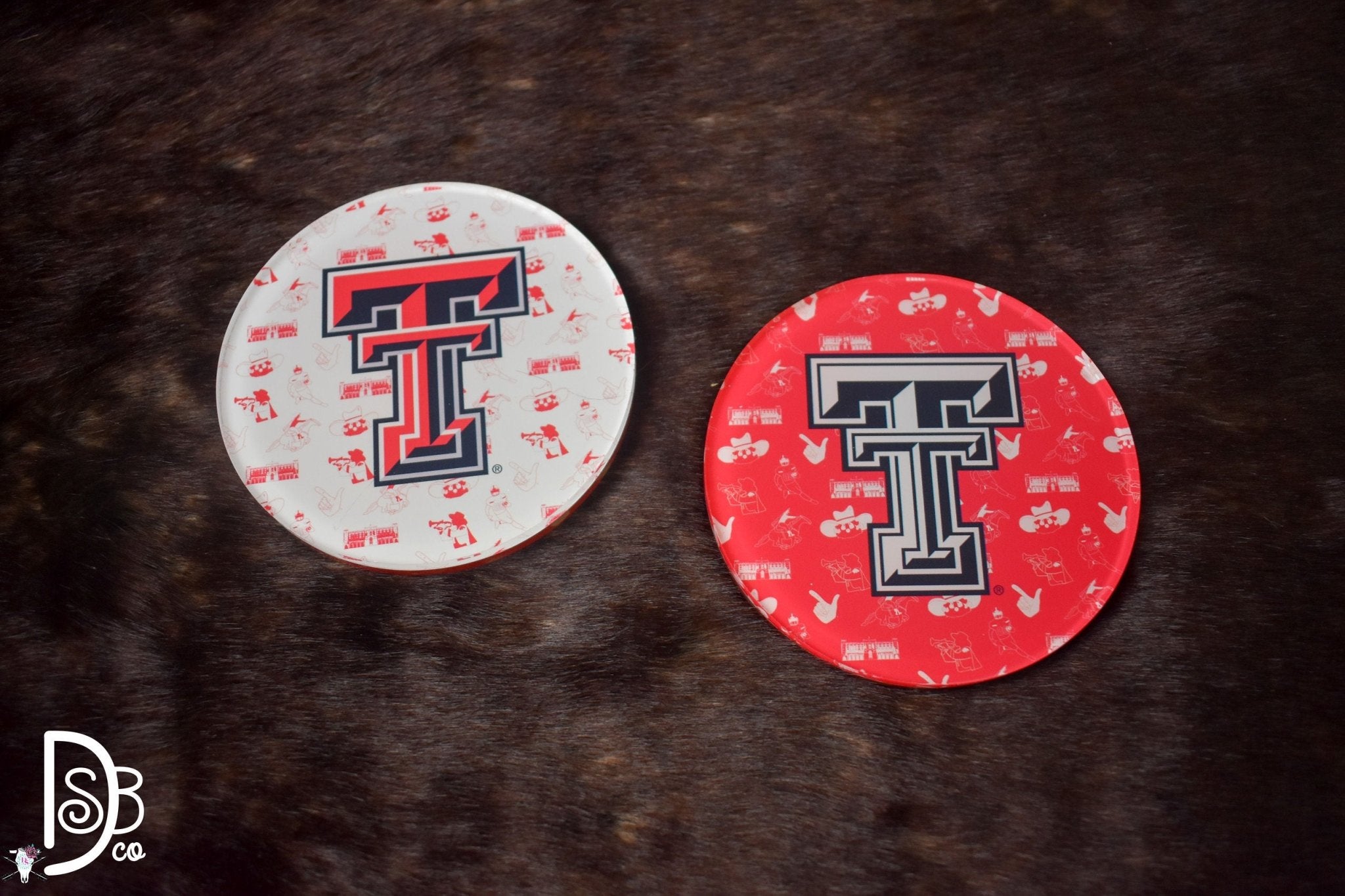 Texas Tech Acrylic Coaster - Deadwood South Boutique & Company LLC