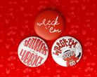TEXAS TECH Game Day Buttons | Gameday Pins - Deadwood South Boutique & Company LLC