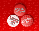 Texas Tech Game Day Buttons | TTU Gameday Pins - Deadwood South Boutique & Company LLC