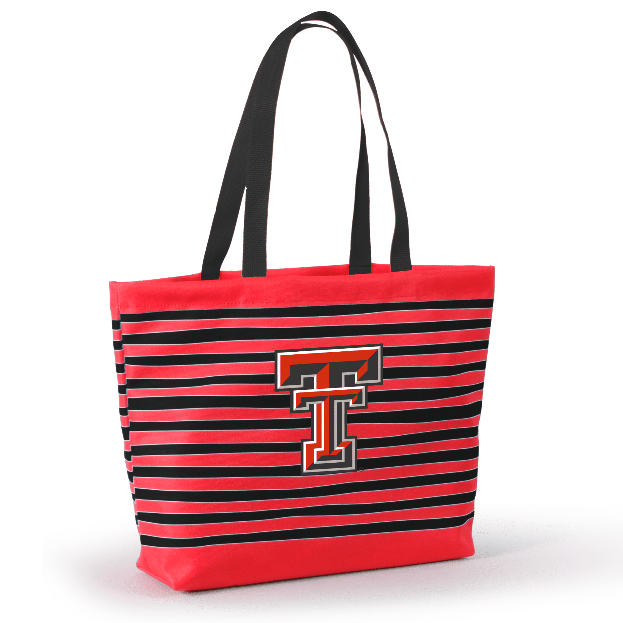 Texas Tech Tatum Tote Wavy Striped Tote by Desden - Deadwood South Boutique & Company LLC