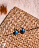 The Allie Sterling & Turquoise Studs - Deadwood South Boutique & Company LLC