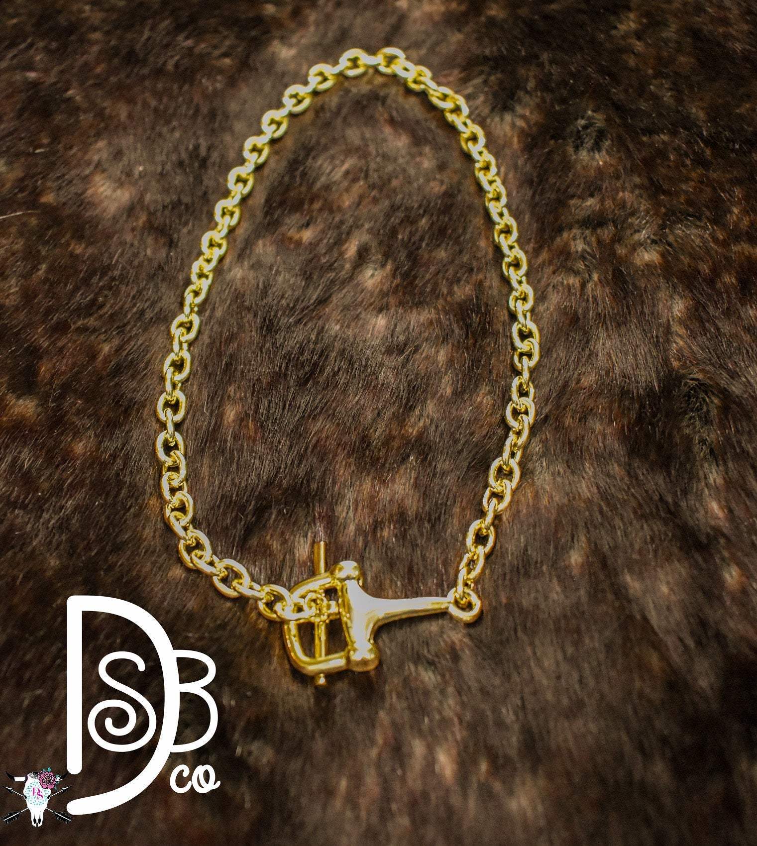 The Ashley Half Bit Necklace - Deadwood South Boutique & Company LLC