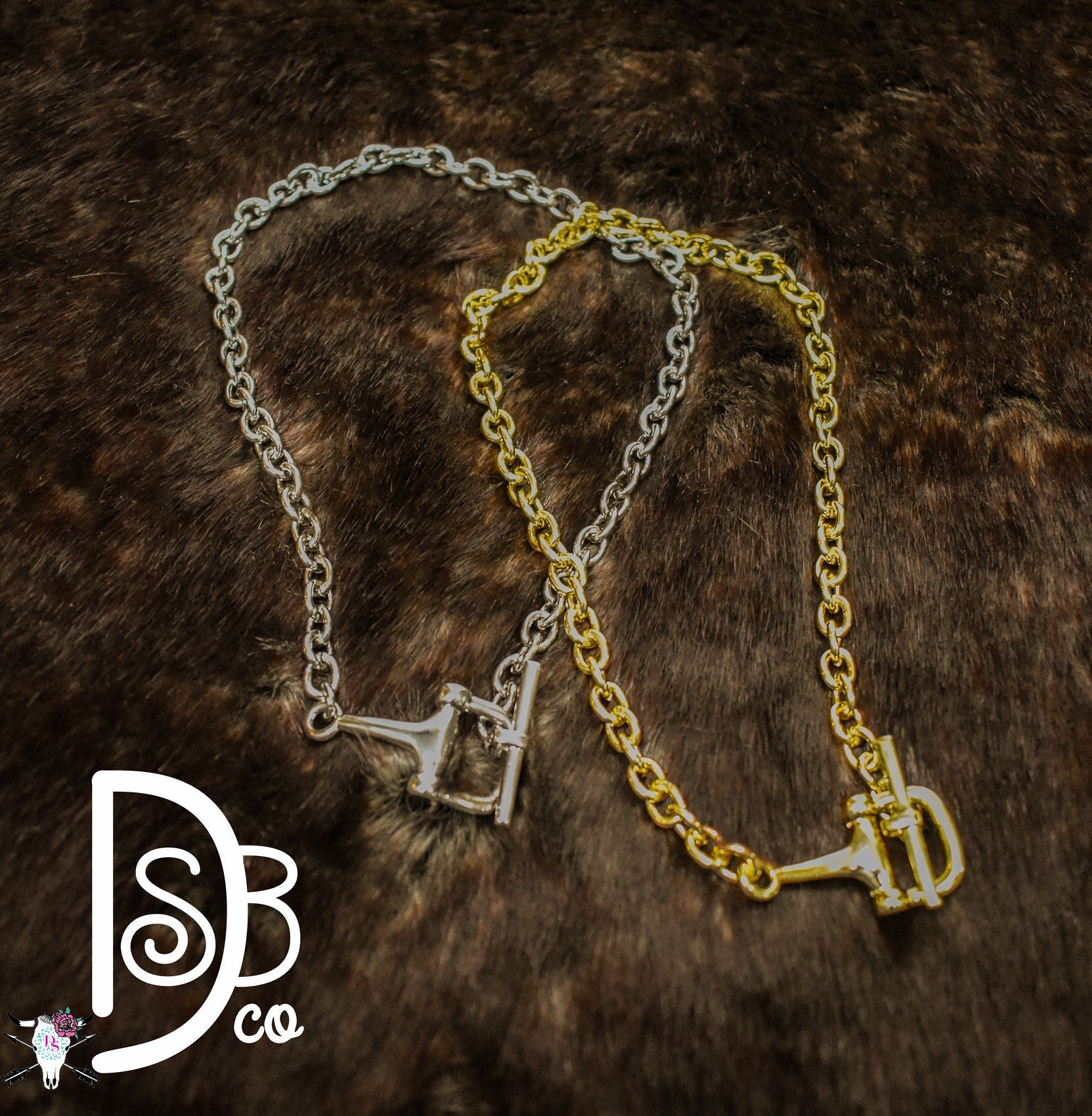 The Ashley Half Bit Necklace - Deadwood South Boutique & Company LLC