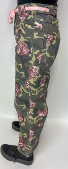 The Camo & Rose Barrel Jean w/ Belt - Deadwood South Boutique & Company LLC
