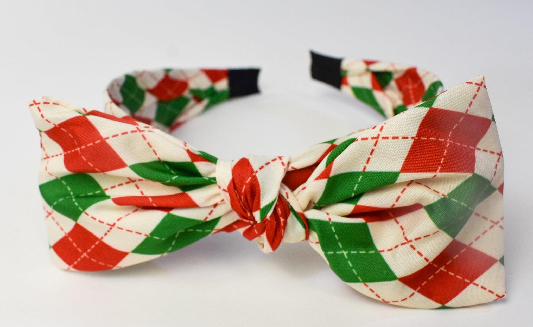 The Christmas Bow Headband - Deadwood South Boutique & Company LLC