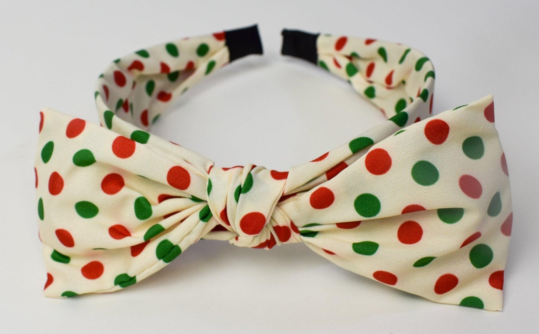 The Christmas Bow Headband - Deadwood South Boutique & Company LLC