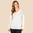 The Cream Leopard Top - Deadwood South Boutique & Company LLC