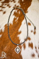 The Diamond Concho Beaded Necklace - Deadwood South Boutique & Company LLC