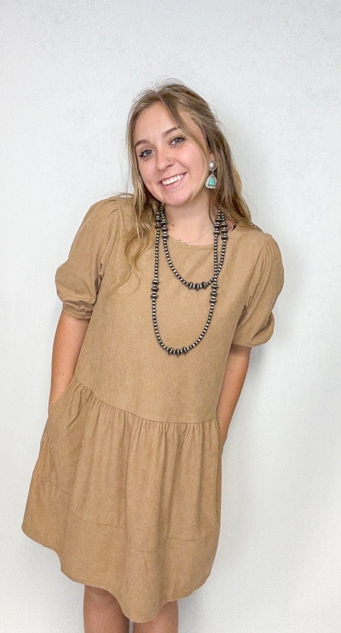 The Emily Corduroy Dress - Deadwood South Boutique & Company LLC