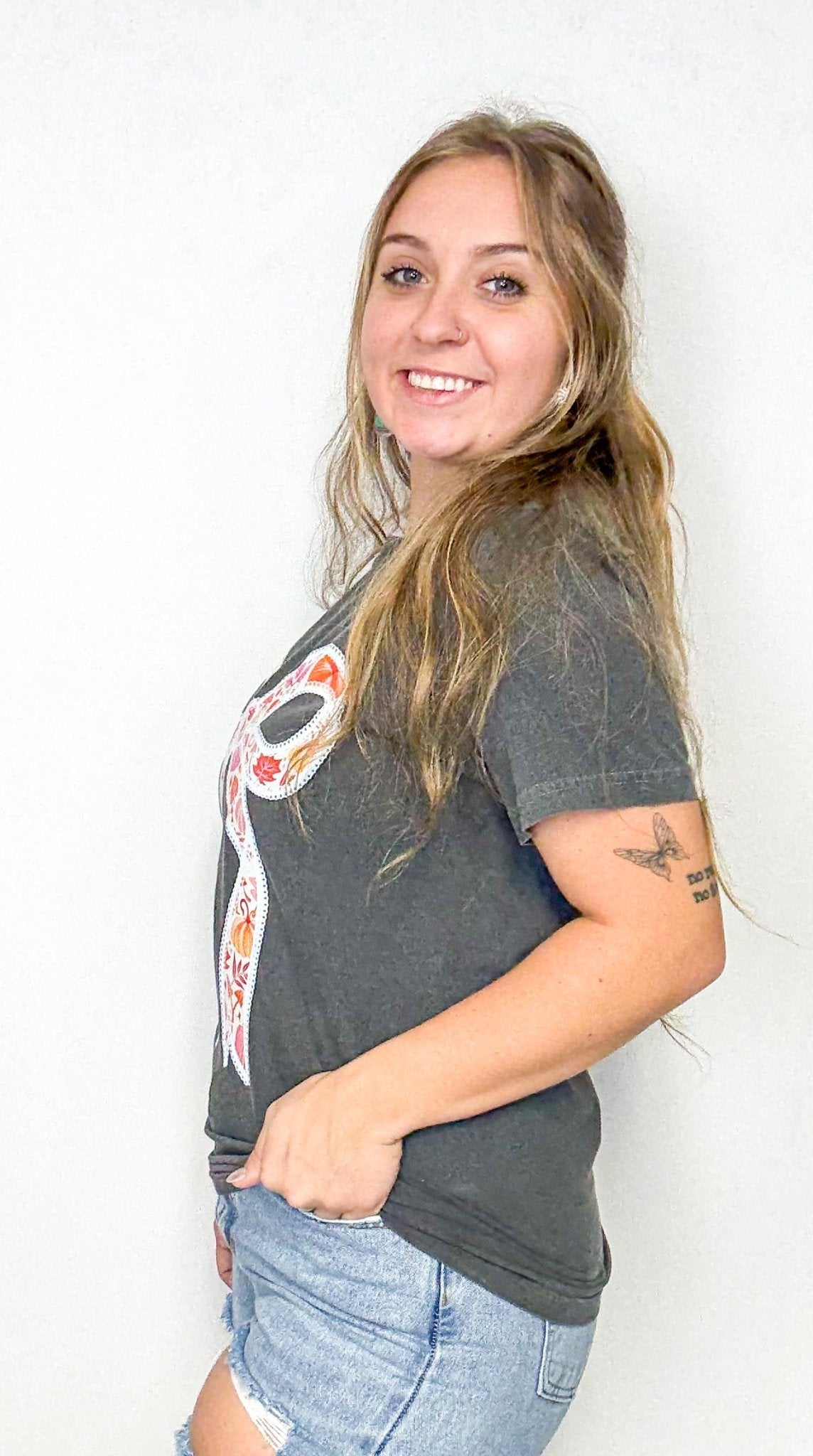 The Fall Bow Graphic Tee - Deadwood South Boutique & Company LLC