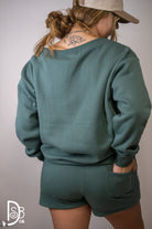 The Hannah Crew Neck & Short Set - Deadwood South Boutique & Company LLC