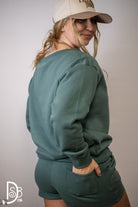 The Hannah Crew Neck & Short Set - Deadwood South Boutique & Company LLC