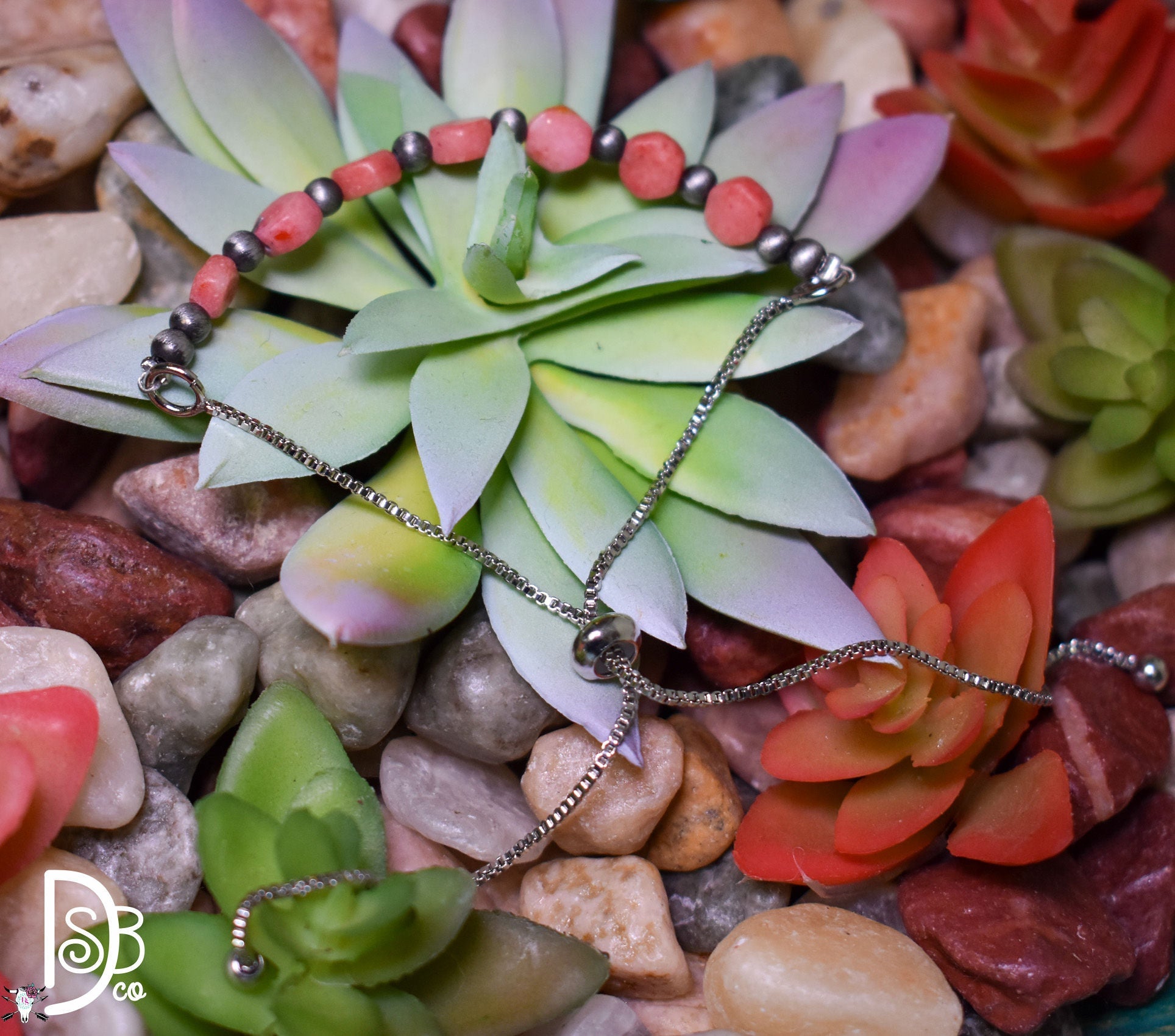 The Hexa Gemstone Adjustable Fashion Bracelet - Deadwood South Boutique & Company LLC