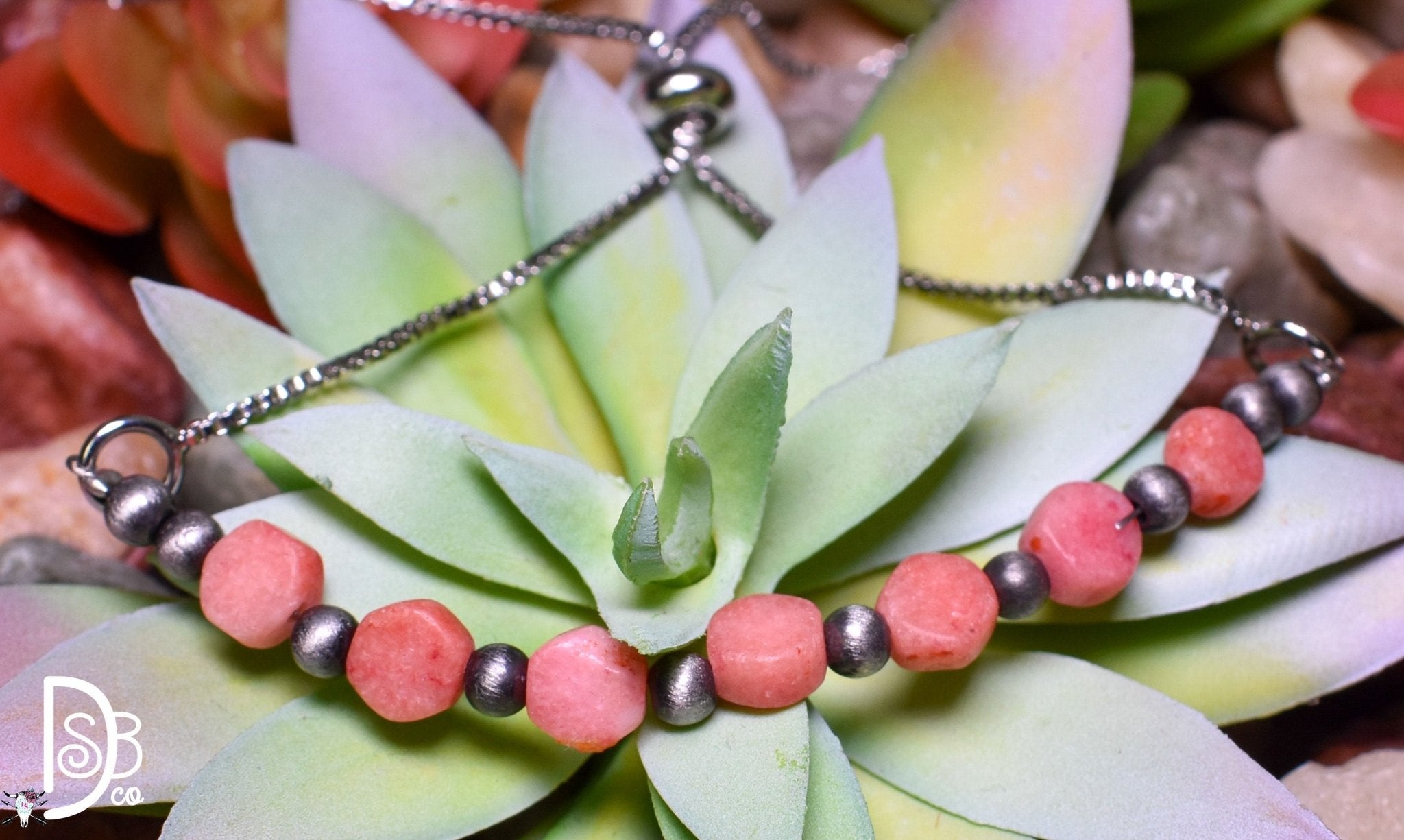 The Hexa Gemstone Adjustable Fashion Bracelet - Deadwood South Boutique & Company LLC