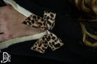 The Madelyne Sweater w/ Leopard Bow Detail - Deadwood South Boutique & Company LLC