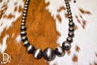 The Mega Graduated Pearl Beaded Necklace - Deadwood South Boutique & Company LLC