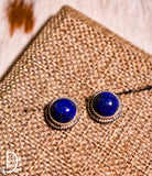 The Minnie Sterling & Lapis Studs - Deadwood South Boutique & Company LLC