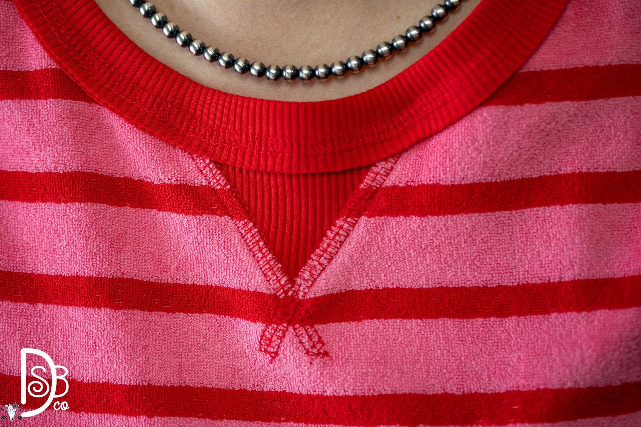 The Oversized Striped Comfy Knit Top - Deadwood South Boutique & Company LLC