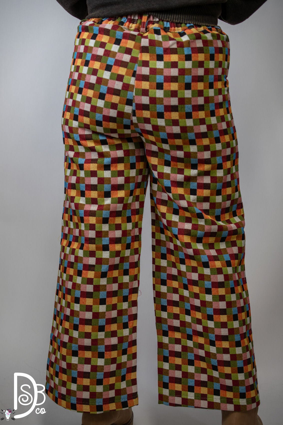 The Patchwork Checkered Pants - Deadwood South Boutique & Company LLC