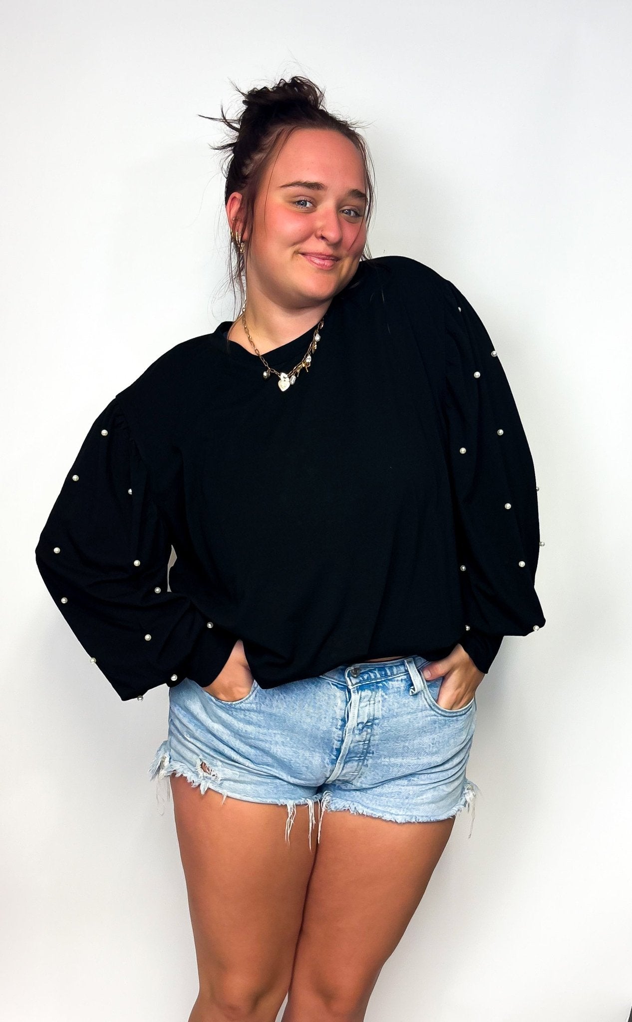 The Pearl Long Sleeve - Deadwood South Boutique & Company LLC