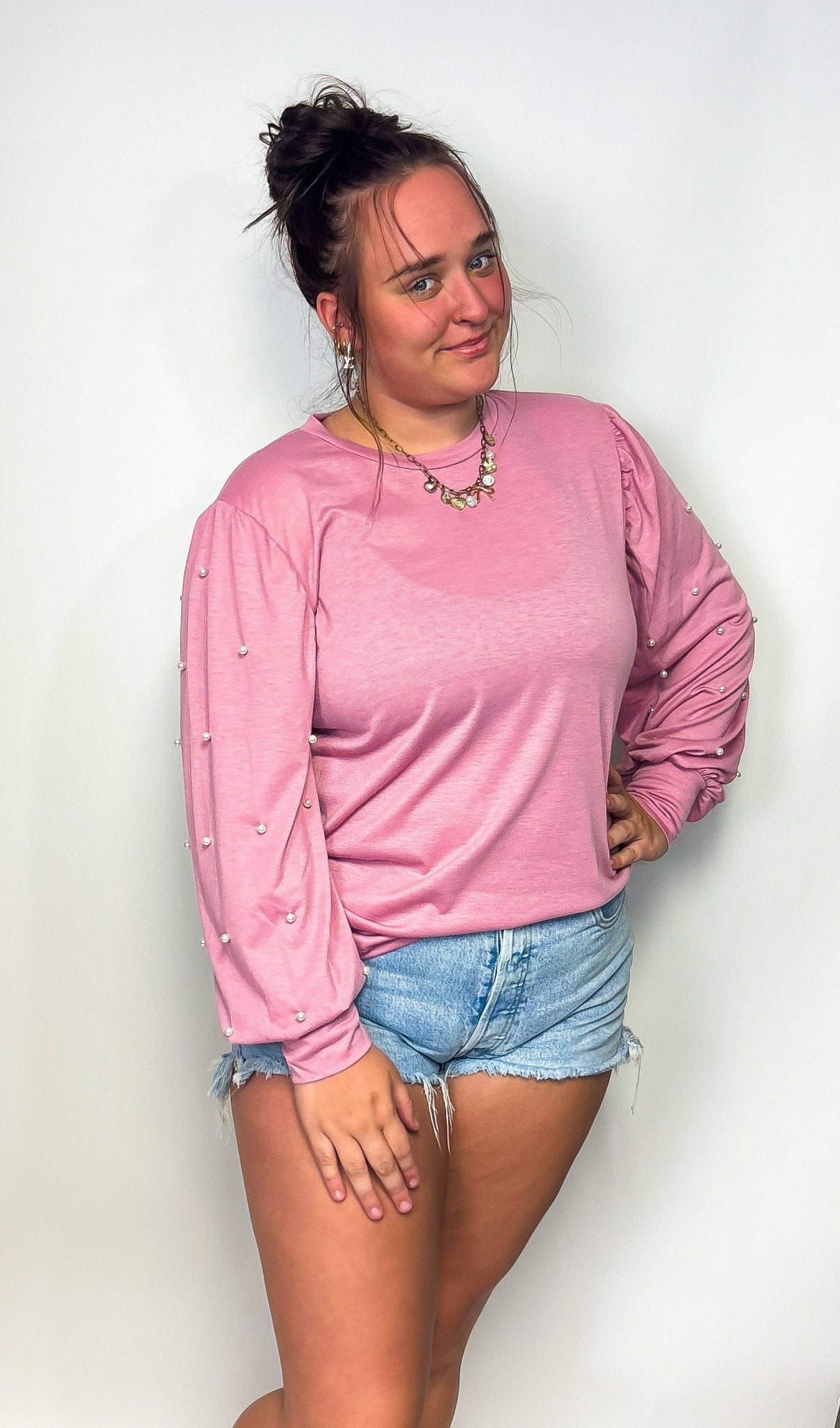 The Pearl Long Sleeve - Deadwood South Boutique & Company LLC