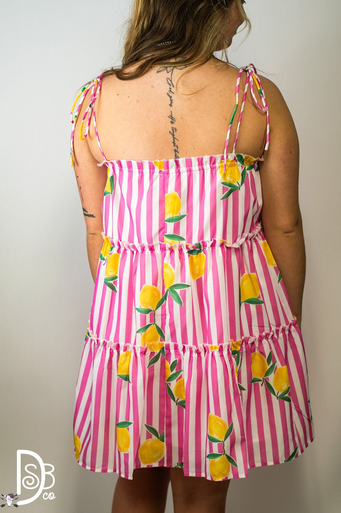 The Pink Lemonade Striped Dress - Deadwood South Boutique & Company LLC