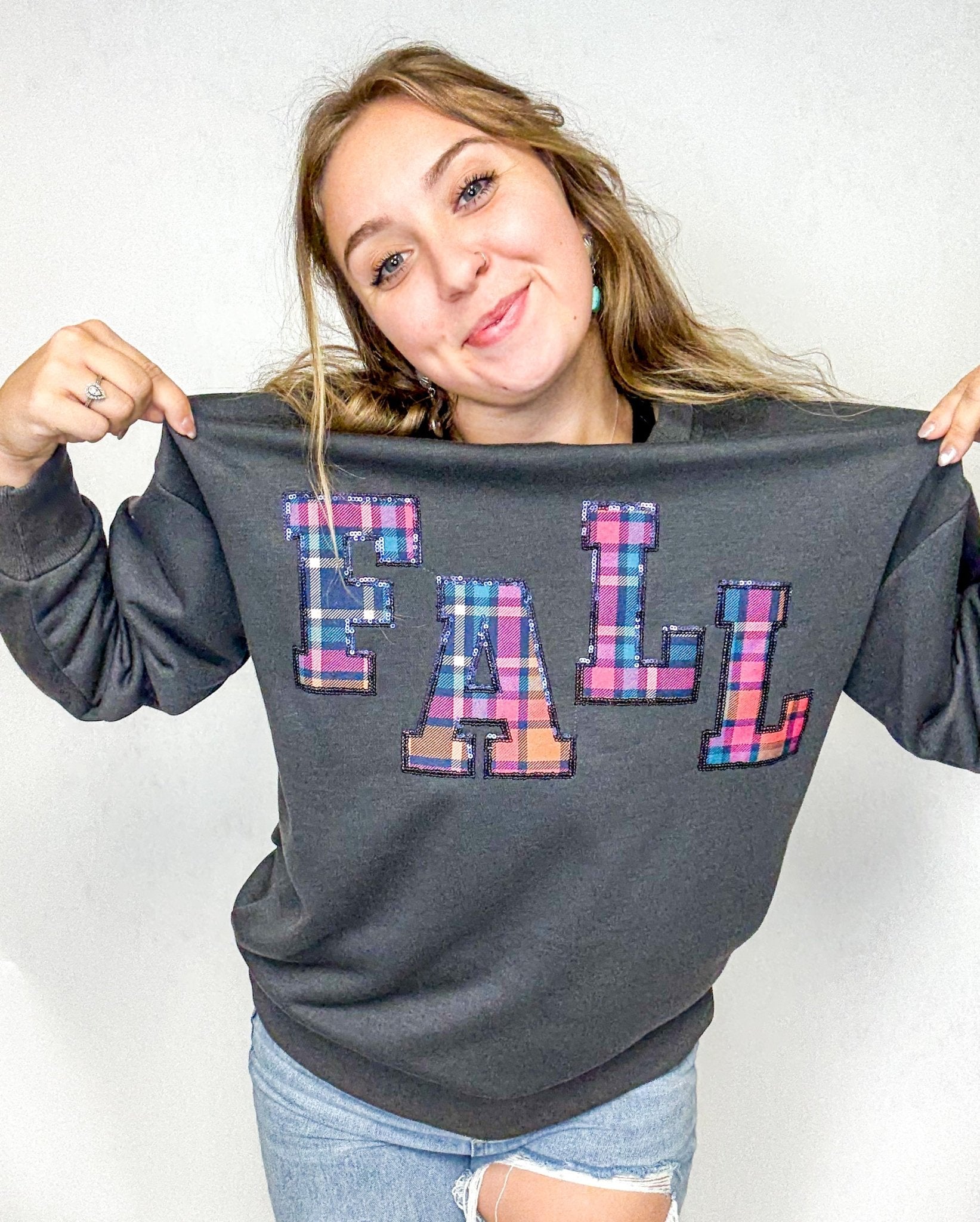 The Plaid Fall Sweater - Deadwood South Boutique & Company LLC