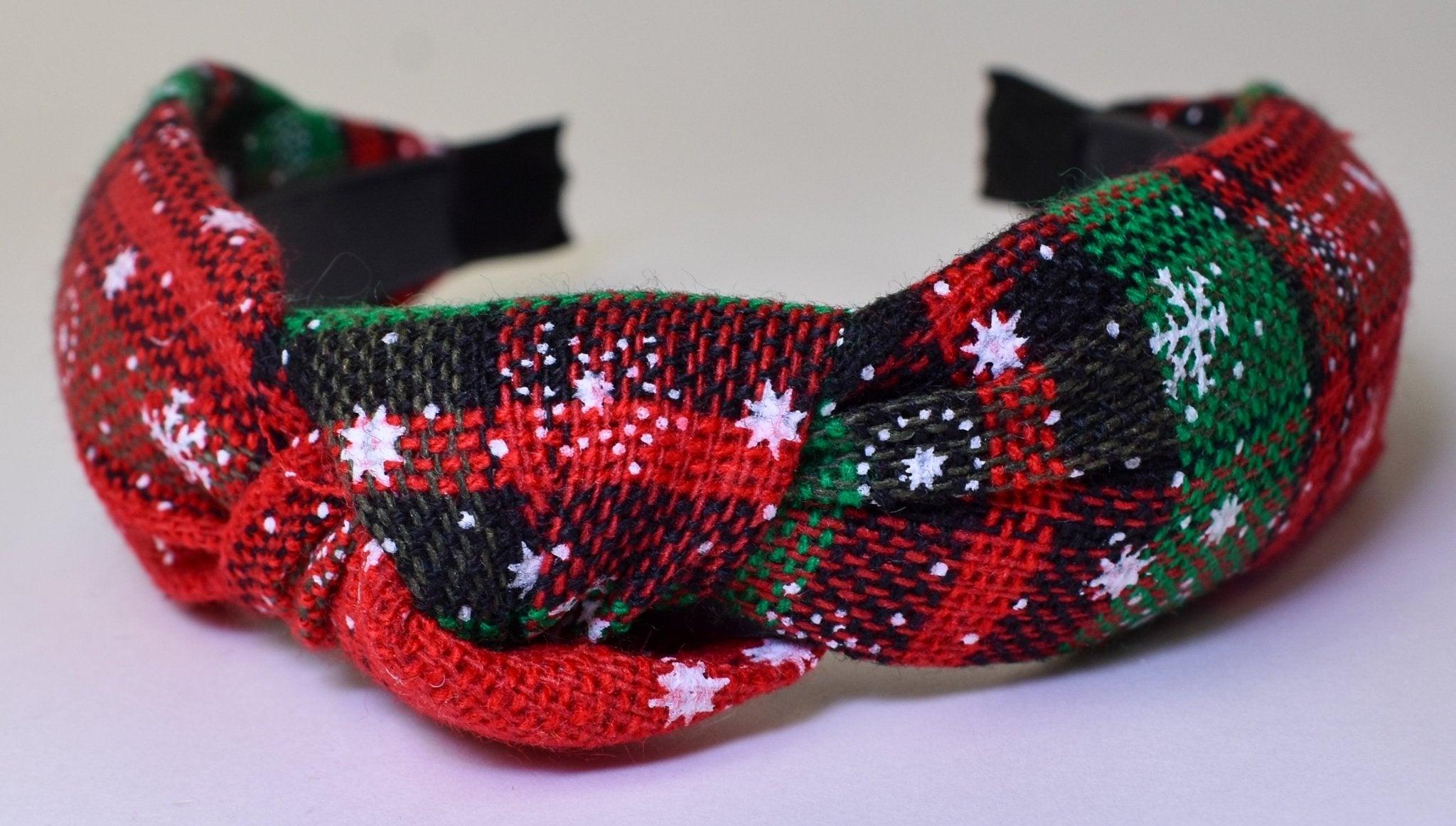The Plaid Knotted Headband - Deadwood South Boutique & Company LLC