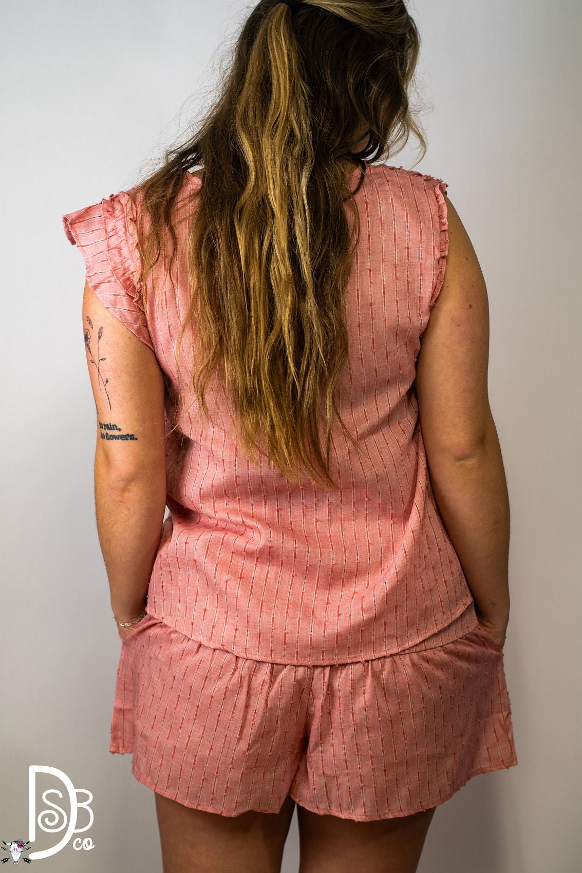 The Presley Blush Top & Short Set - Deadwood South Boutique & Company LLC