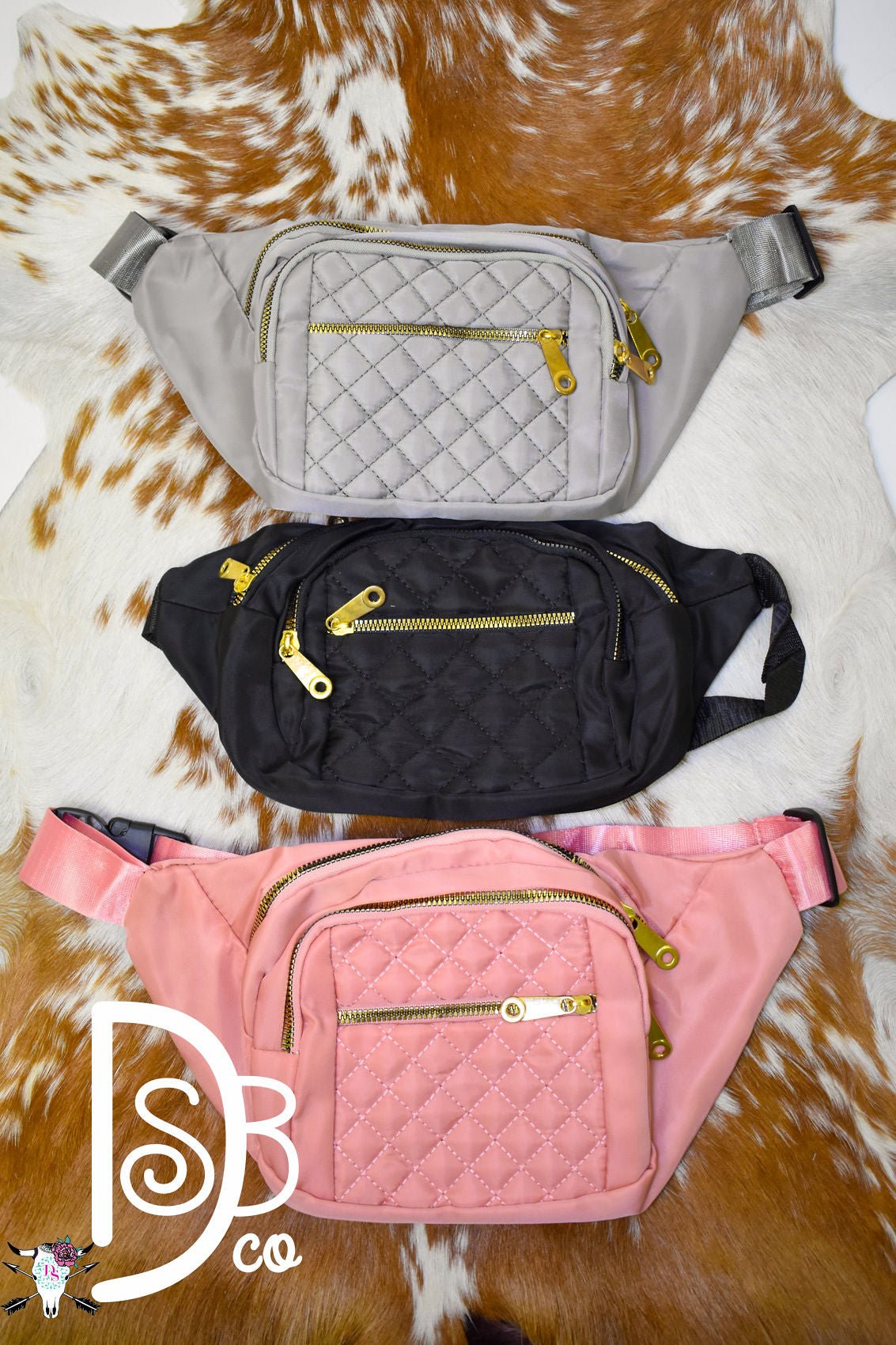 The Quilted Fanny Pack/ Sling Bag - Deadwood South Boutique & Company LLC