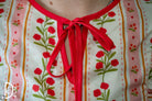 The Red Floral Ruffle Sleeve Top - Deadwood South Boutique & Company LLC