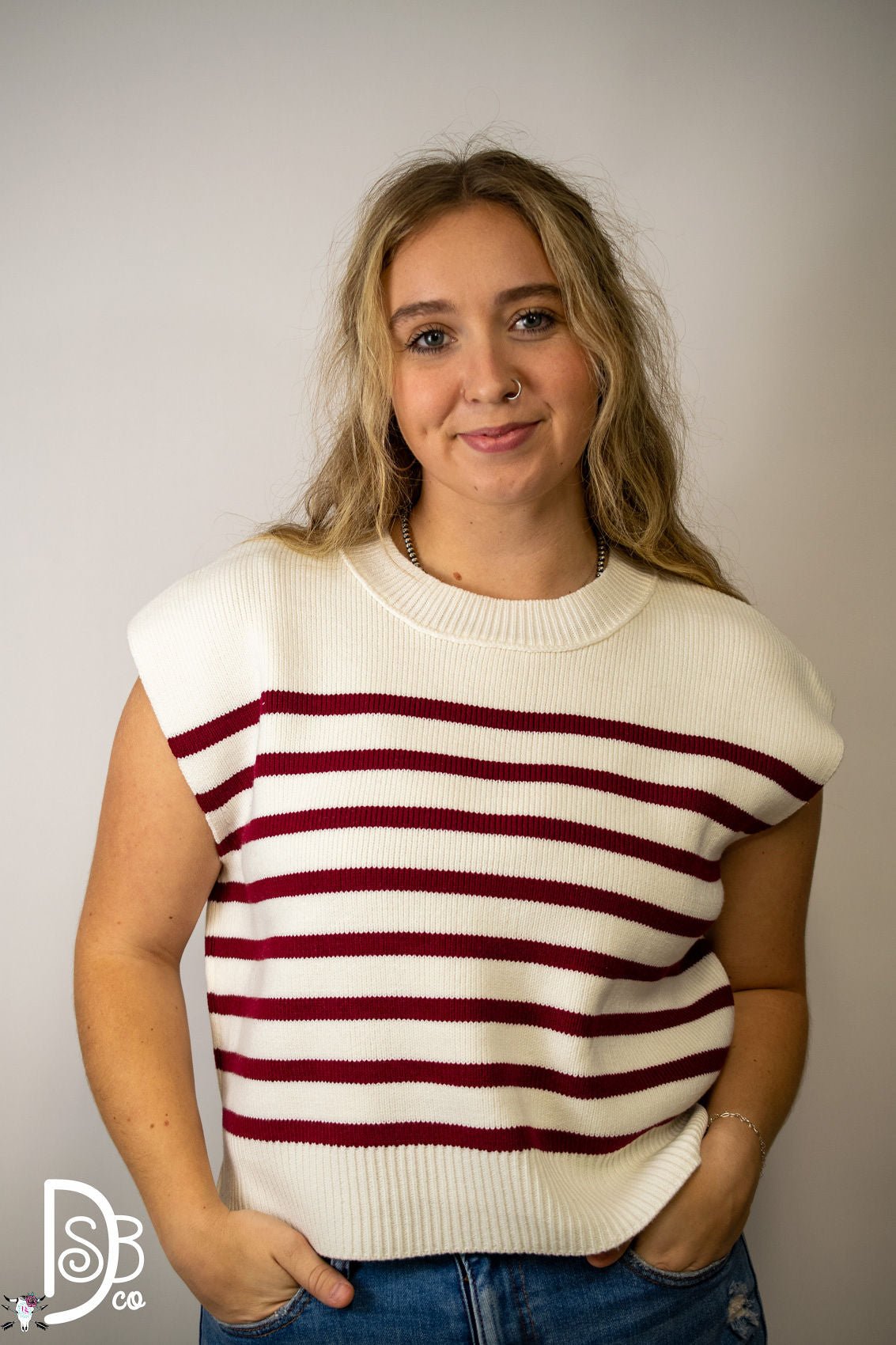 The Sandy Striped Sweater - Deadwood South Boutique & Company LLC