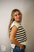 The Sandy Striped Sweater - Deadwood South Boutique & Company LLC