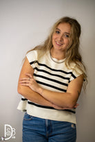 The Sandy Striped Sweater - Deadwood South Boutique & Company LLC