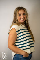 The Sandy Striped Sweater - Deadwood South Boutique & Company LLC