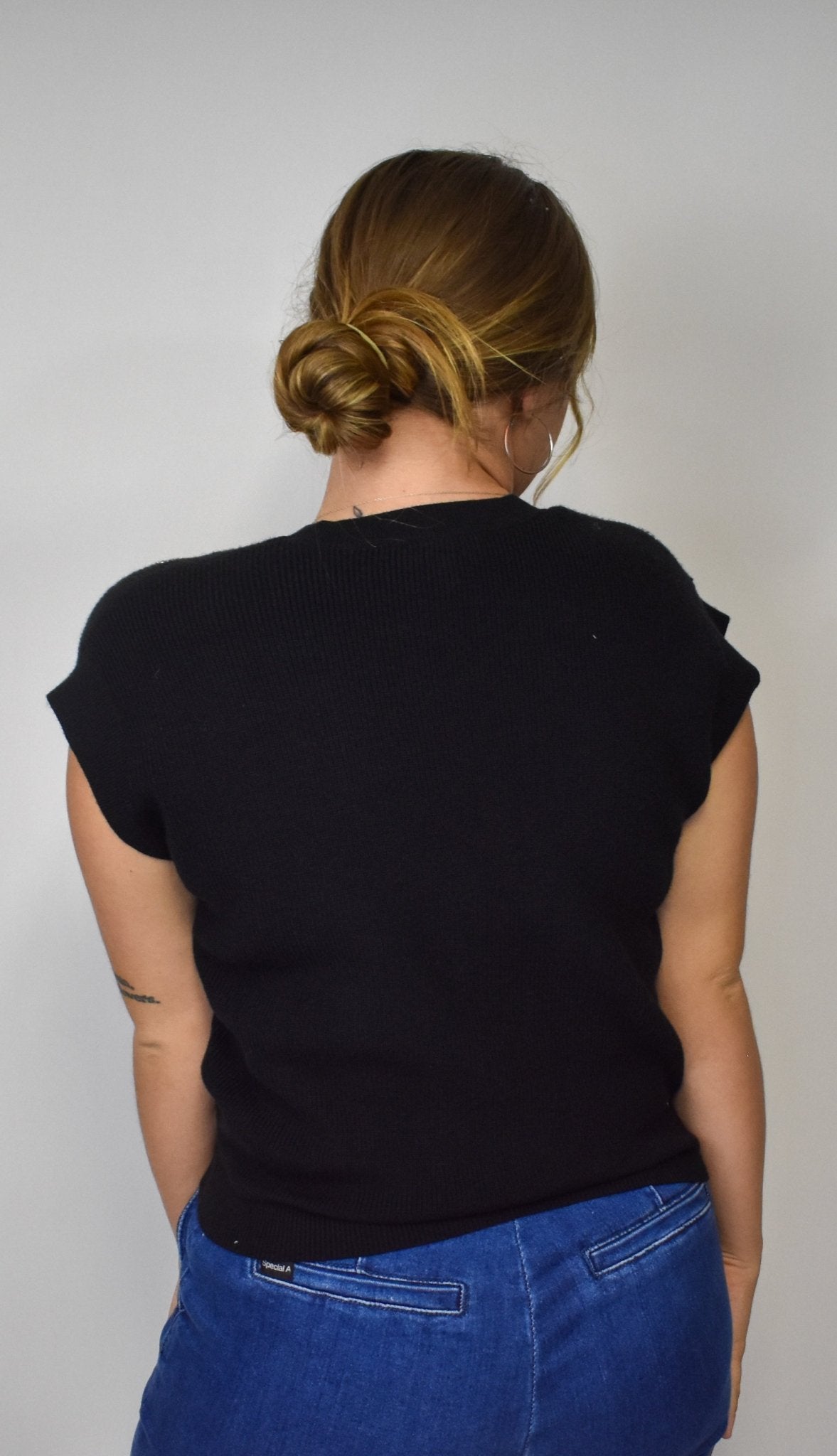 The Sequin Bow Sweater Vest - Deadwood South Boutique & Company LLC