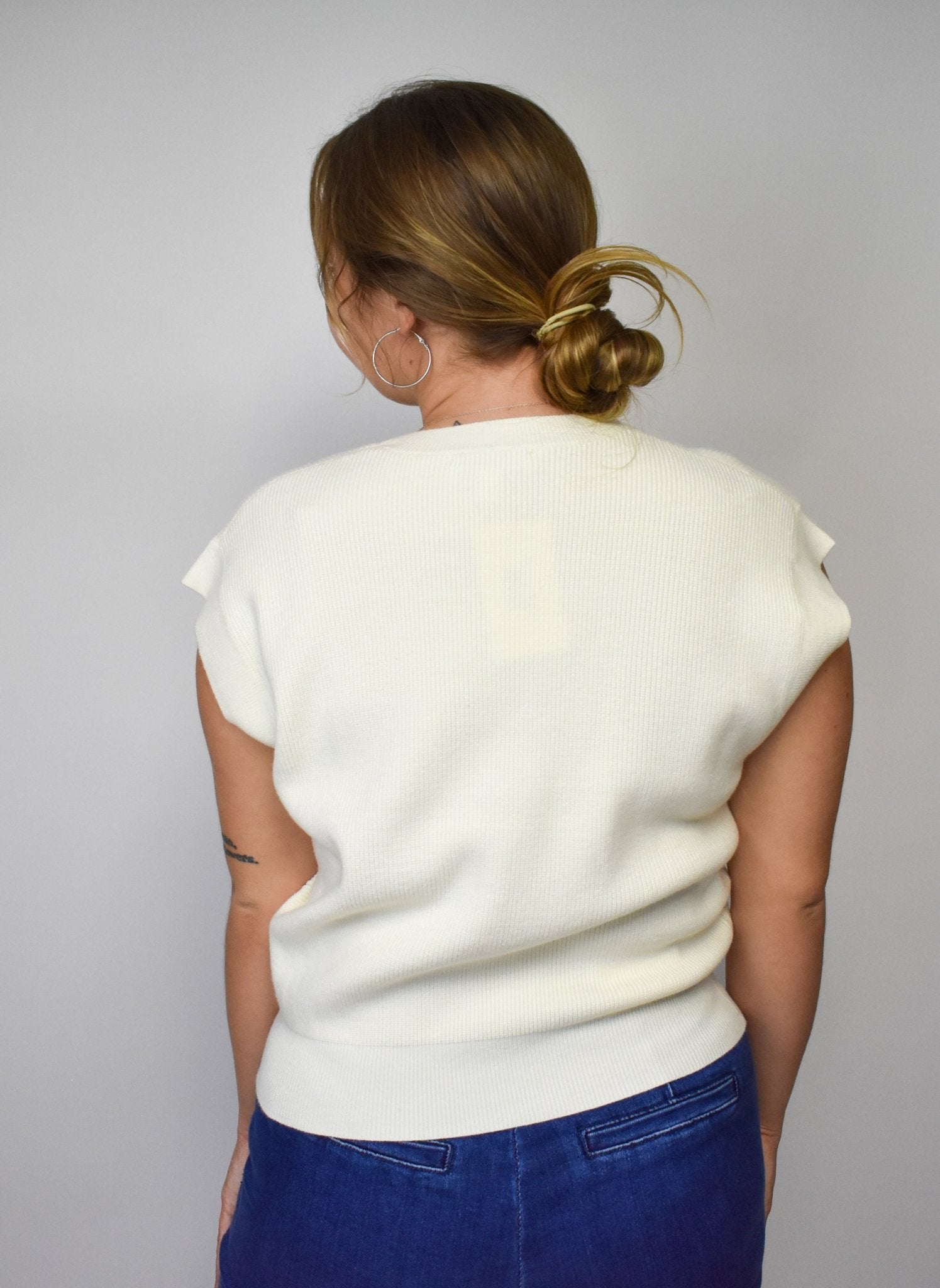 The Sequin Bow Sweater Vest - Deadwood South Boutique & Company LLC