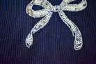 The Sequin Bow Sweater Vest - Deadwood South Boutique & Company LLC